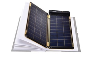ソーラーペーパー　携帯太陽光発電
